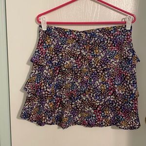 Francesca’s high waisted button front skirt- L